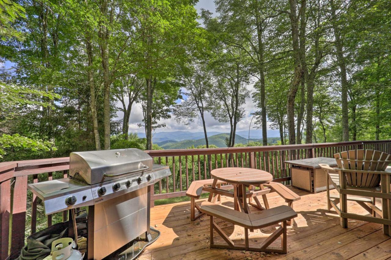 Beech Mountain Cabin Retreat With Hot Tub And Views! ภายนอก รูปภาพ