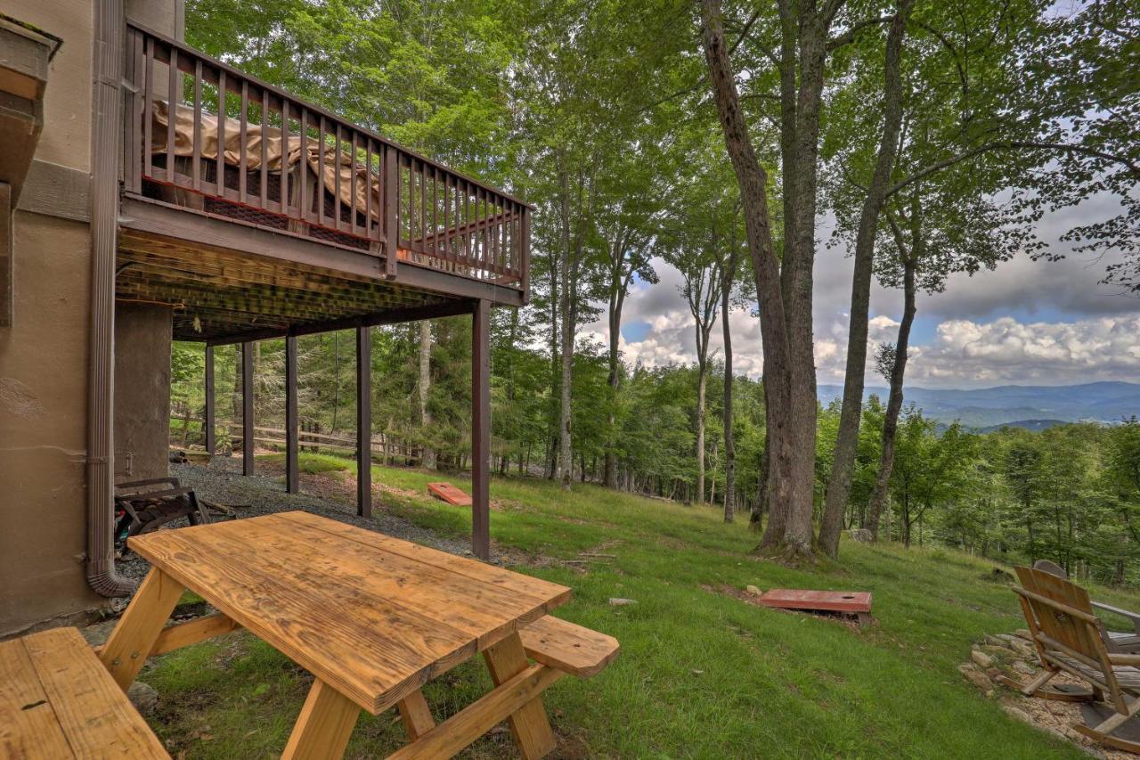 Beech Mountain Cabin Retreat With Hot Tub And Views! ภายนอก รูปภาพ