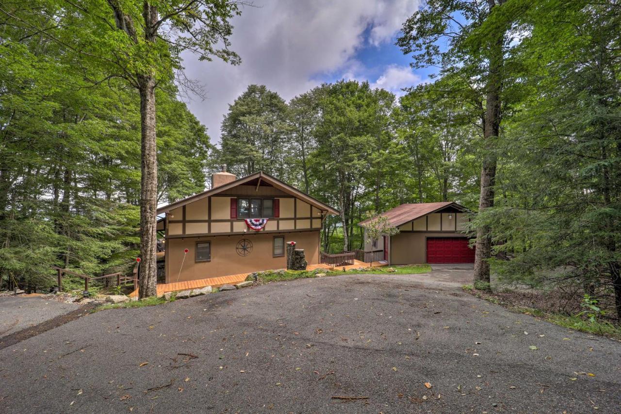 Beech Mountain Cabin Retreat With Hot Tub And Views! ภายนอก รูปภาพ