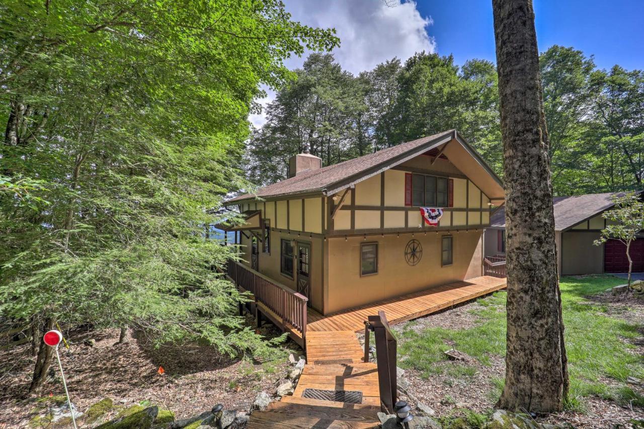 Beech Mountain Cabin Retreat With Hot Tub And Views! ภายนอก รูปภาพ
