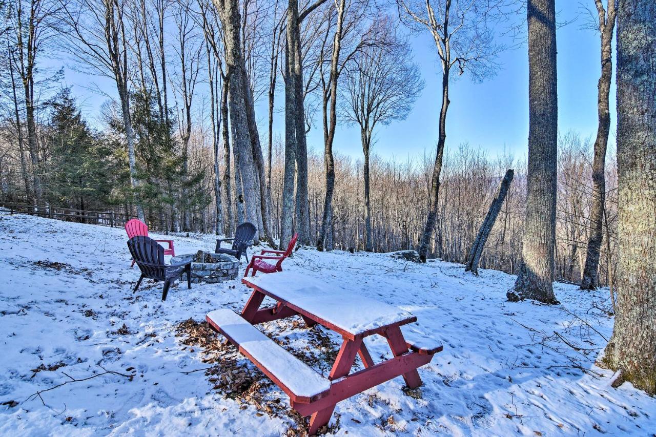 Beech Mountain Cabin Retreat With Hot Tub And Views! ภายนอก รูปภาพ