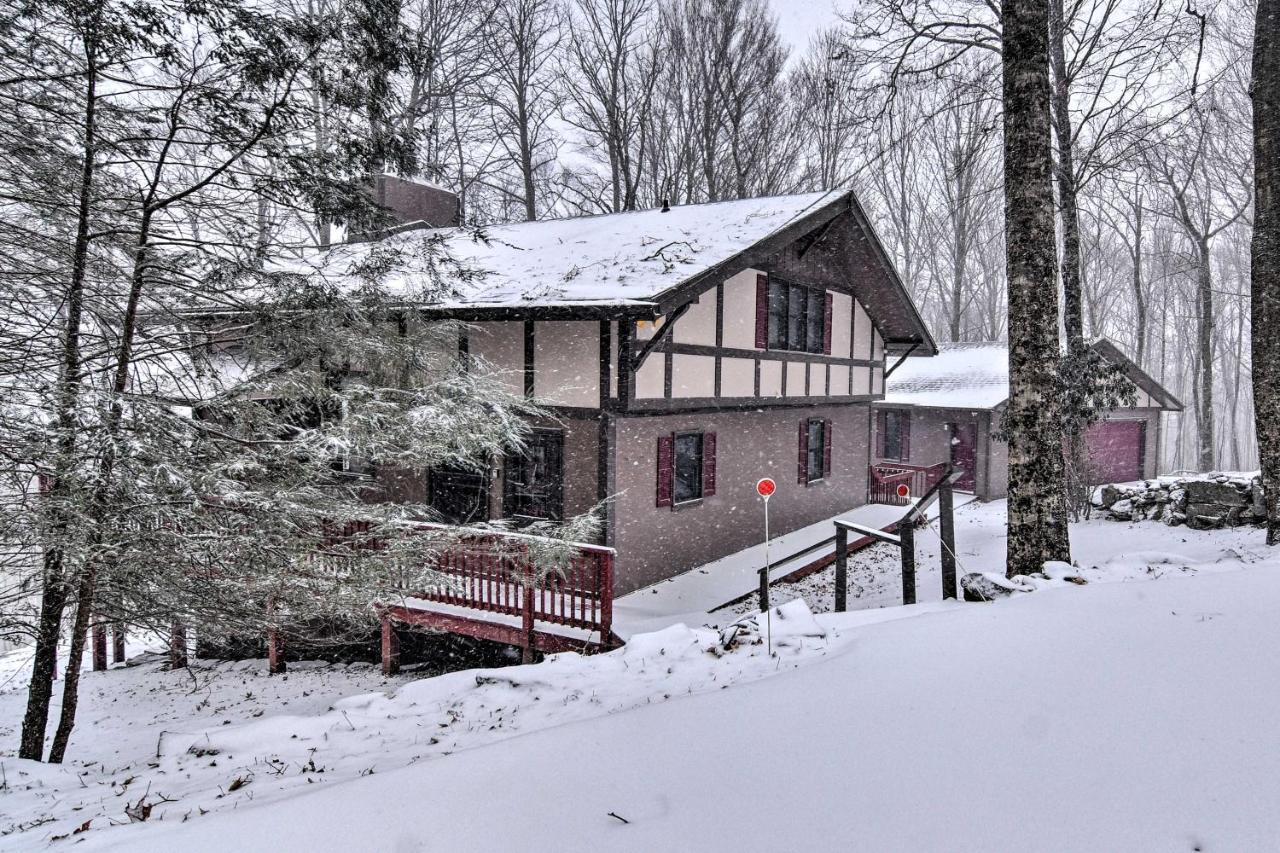 Beech Mountain Cabin Retreat With Hot Tub And Views! ภายนอก รูปภาพ